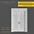 Lalique Door Decor: Exquisite RODECOR Design 3D model small image 1