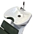 Professional Hairdresser Wash "RS ELITE 3D model small image 2