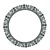 Elegant Round Mirror: 500mm Diameter 3D model small image 1