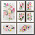 Watercolor Flower Paintings Set: Classic Floral Art 3D model small image 1