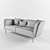 Maja Fabric Sofa - Stylish and Comfortable 3D model small image 2