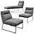 Sleek D-Light Lounge Chair: Pure Comfort! 3D model small image 1