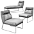 Sleek D-Light Lounge Chair: Pure Comfort! 3D model small image 3
