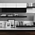 Modern TV Stand Set 028 3D model small image 2