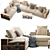 Flexform Groundpiece: Versatile and Stylish Sofa 3D model small image 2