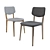 Nordic Comfort: ROBIN Solid Wood Chair 3D model small image 1