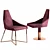 Longhi MIU Chair - Elegant and Compact 3D model small image 1