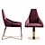 Longhi MIU Chair - Elegant and Compact 3D model small image 2