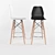 Eames Bar Stool: Sleek Design, Ultimate Comfort 3D model small image 2