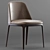 Poliform Grace Leather Chair - Timeless Elegance for Your Space 3D model small image 1