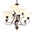 Lancaster 9-Light Bronze Chandelier 3D model small image 2