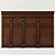 Wooden Panel Set - Textured Models 3D model small image 1