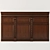 Classic Wood Panel Set 3D model small image 1