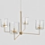 Ethereal Rustic Chandelier 3D model small image 1