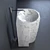 Antonio Lupi Washbasin 45x45 H85 3D model small image 2