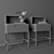 Sleek Bedside Table | Howie 3D model small image 2