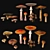 Fungi Collection Set: Mushrooms 3D model small image 1