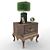 Elegant Venedik Nightstand: Stylish and Functional 3D model small image 2