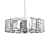 Divinare Ostin Crystal Chandelier 3D model small image 2