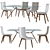 Weiss Zebra Dining Chair 3D model small image 1
