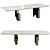  Sleek Skyline Table by Cattelan Italia 3D model small image 1