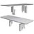  Sleek Skyline Table by Cattelan Italia 3D model small image 2