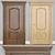 Modern Slimline Interior Doors 3D model small image 1