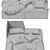 Ikea FLlekke Bed: Stylish and Versatile 3D model small image 3