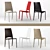 Luxurious Vela Dining Chair: Ergonomic Comfort & Timeless Beauty 3D model small image 1