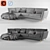 Stella Corner Sofa 3D model small image 1