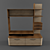 Bruna TV Stand: Stylish & Minimalistic 3D model small image 2