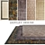 DOVLET HOUSE 5-Piece Carpets (Part 297) 3D model small image 1