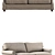 Elegant Tifton Slipcover Sofa 3D model small image 2