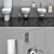 Hatria Erika Pro WC & Bidet 3D model small image 2