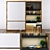 Sleek Chic Wardrobe 3D model small image 1