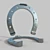 Lucky Charm: Horseshoe Pendant 3D model small image 2