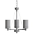 Contemporary Urban Swag Chandelier 3D model small image 2