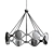 Quincy Twilight Crystal Chandelier 3D model small image 2