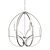 Tilbury Chandelier: Polished Nickel, Incandescent Bulbs, Elegant Design 3D model small image 1