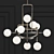 Viaggio Opal Chandelier: Elegant Illumination by Tech Lighting 3D model small image 2