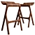 Umthi Barstool: Elegant and Comfortable Seating Solution 3D model small image 1