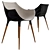 Elegant Starck Chair Duo 3D model small image 1