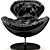 Sleek and Chic: Modern Chair 3D model small image 1