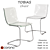 Tobias Clear Chrome Plated Chair 3D model small image 1