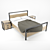 Industrial Thumbs-Up Bed 3D model small image 1