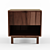 Modern Walnut Belmont End Table 3D model small image 2