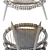 Devil Wood Armchair: Exquisitely Woven 3D model small image 3