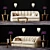 Luxury Charlotte Sofa: Glamour Art-Deco Design 3D model small image 1