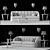 Luxury Charlotte Sofa: Glamour Art-Deco Design 3D model small image 2