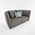 Chic Chamfer Sofa by Moroso 3D model small image 2